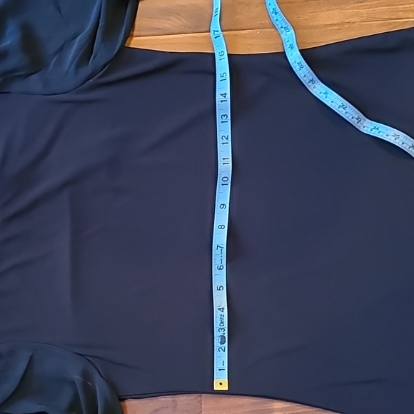 White House Black Market Chiffon Sleeve Boatneck Top Blouse - Picture 14 of 15